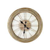 56cm Antique Brown Roman Numeral Wall Clock